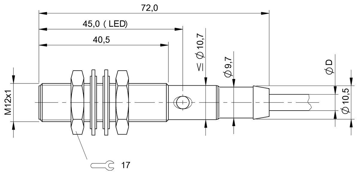Inductive proximity switches and proximity sensors