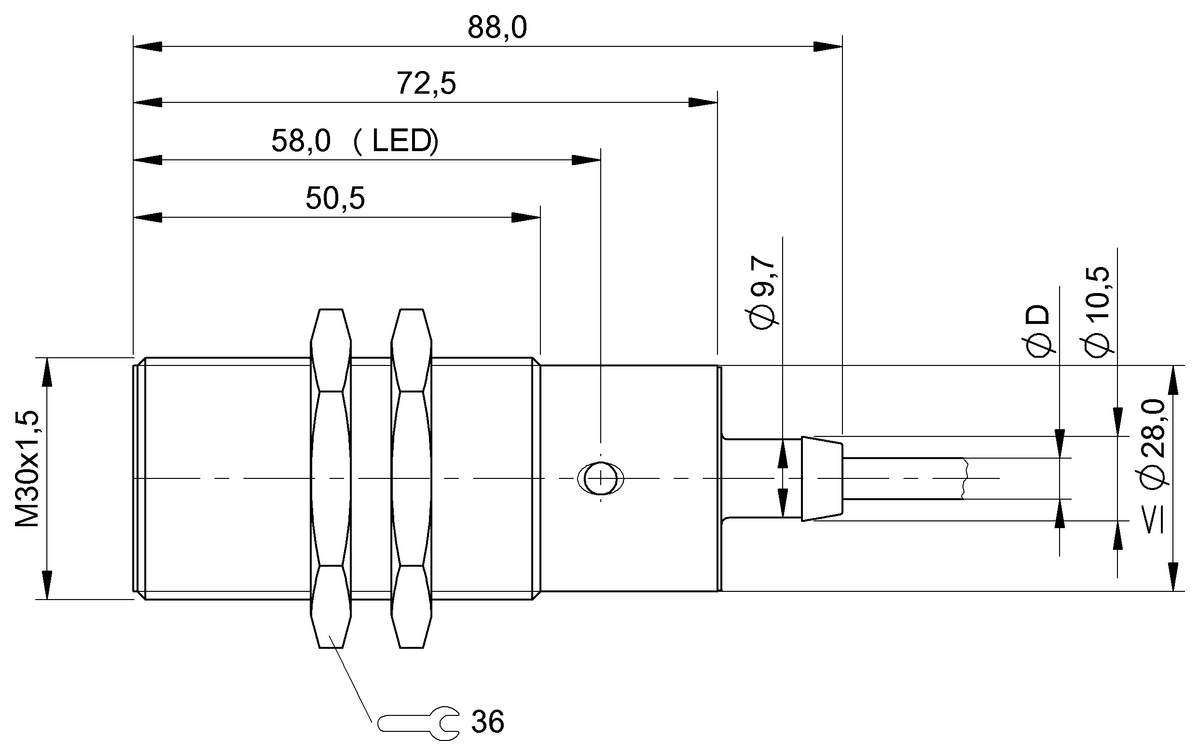 Inductive proximity switches and proximity sensors