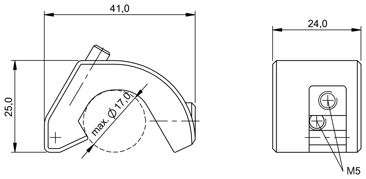 Mounting brackets for magnetic sensors