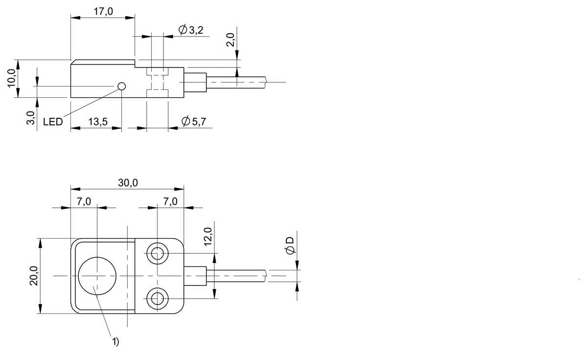 Inductive proximity switches and proximity sensors