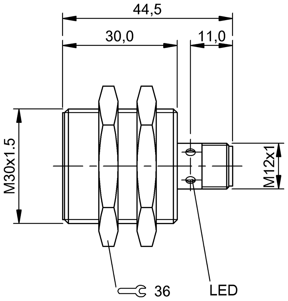 Inductive distance sensors
