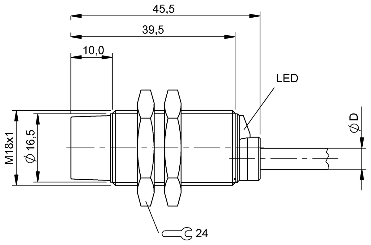 Inductive proximity switches and proximity sensors