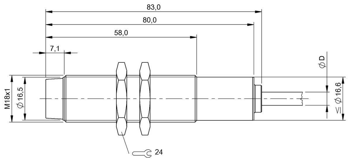 Inductive distance sensors