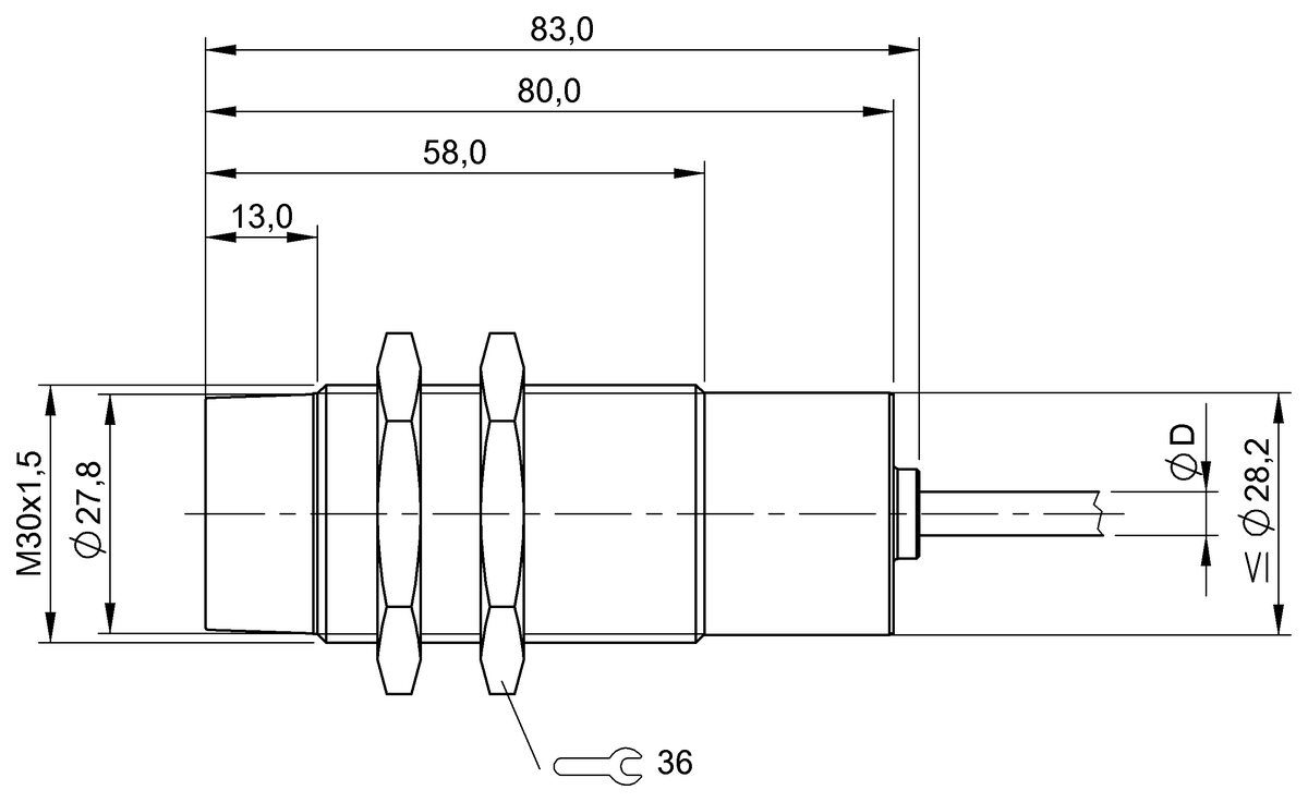 Inductive distance sensors