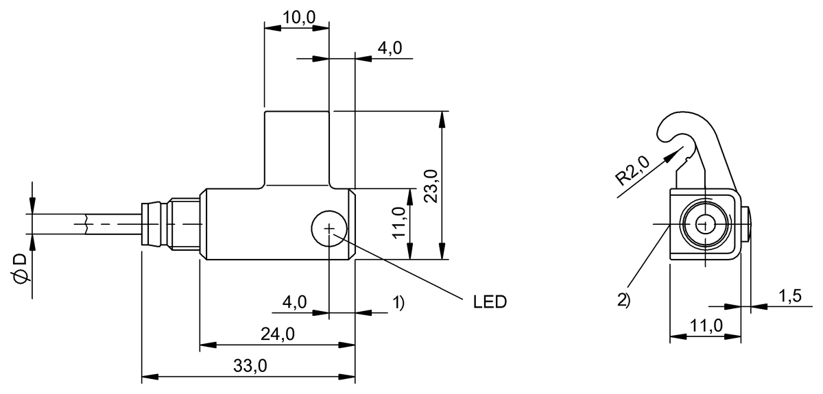 Interruttori a cilindro per diverse forme di scanalatura