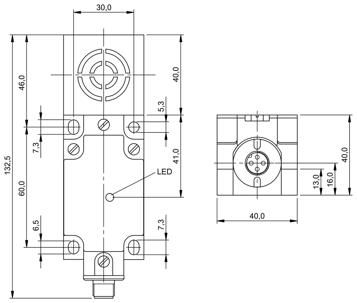 抗磁场干扰的电感式传感器