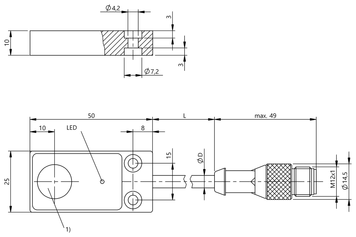 Inductive proximity switches and proximity sensors