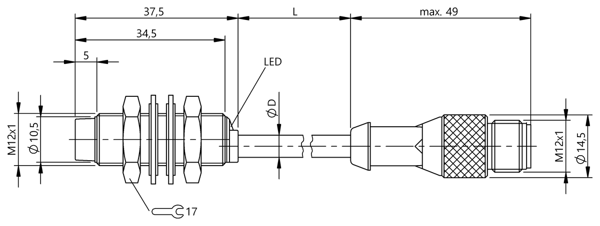 Inductive proximity switches and proximity sensors