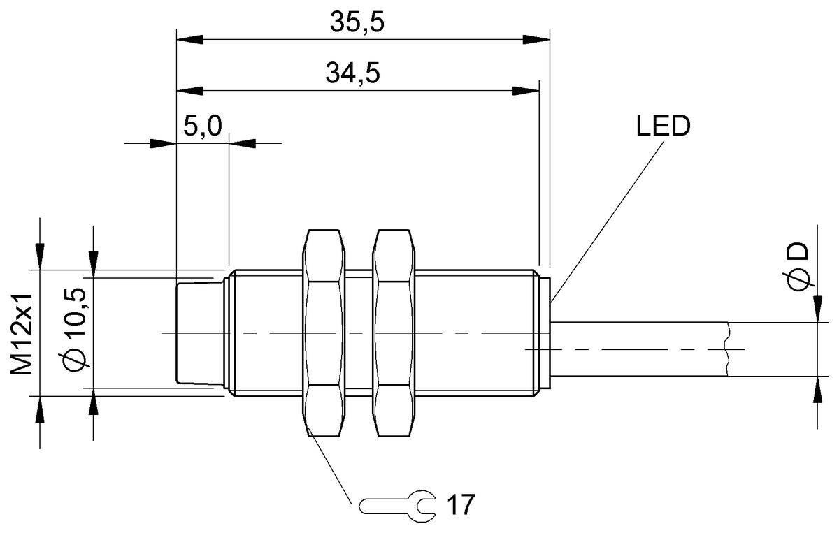 Interruttori di prossimità induttivi