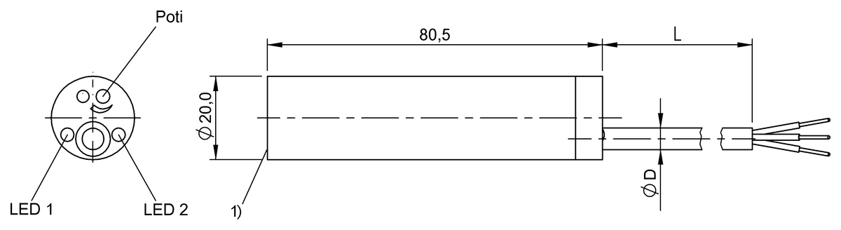 Kapazitive Sensoren mit besonderen Eigenschaften und abgesetzter Elektronik