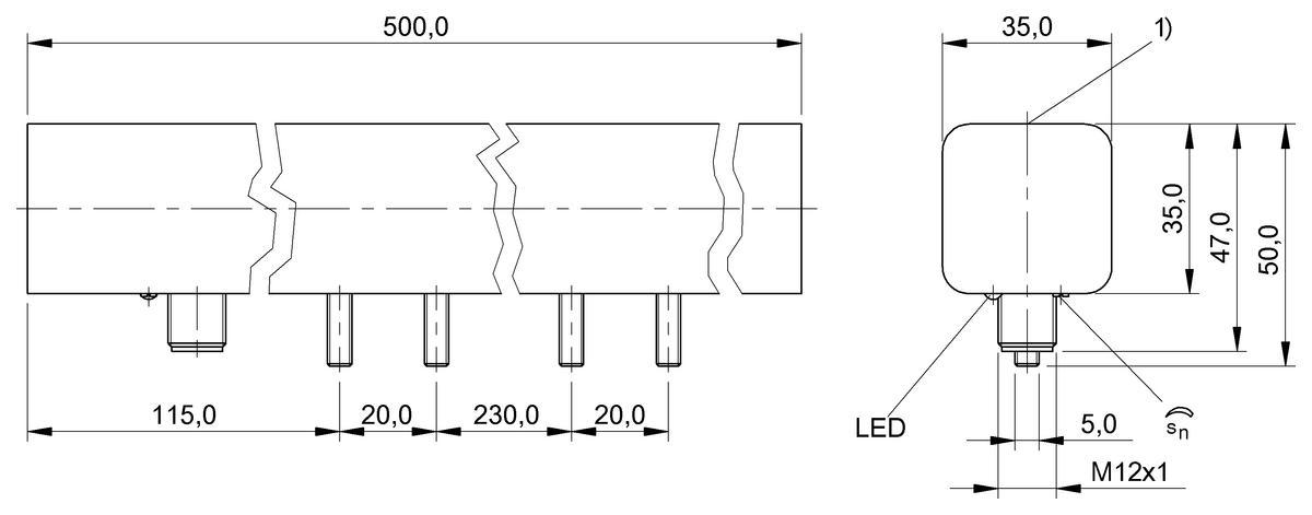 Inductive proximity switches and proximity sensors