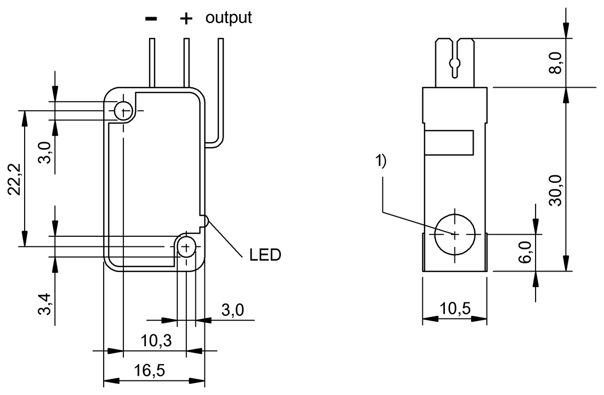 Inductive proximity switches and proximity sensors