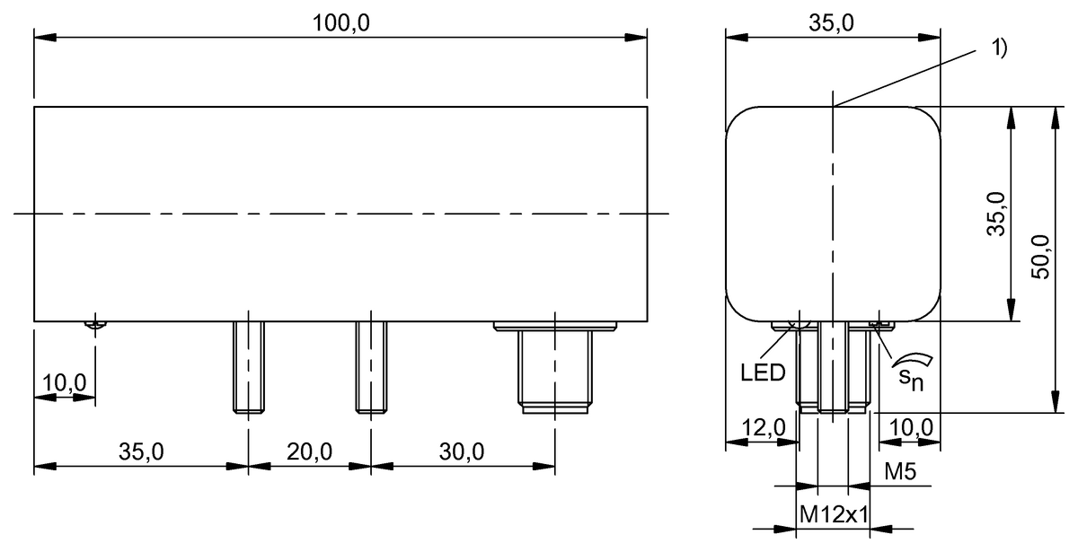 Inductive proximity switches and proximity sensors
