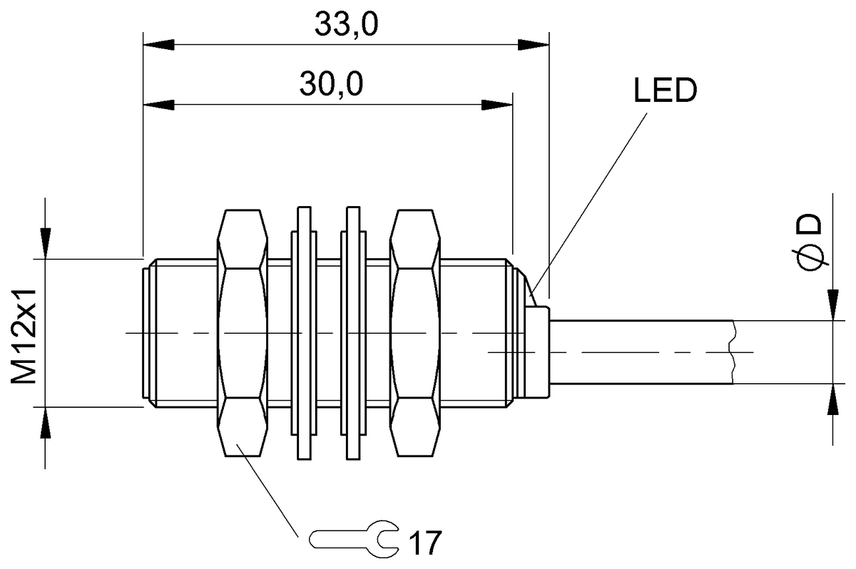 Inductive proximity switches and proximity sensors