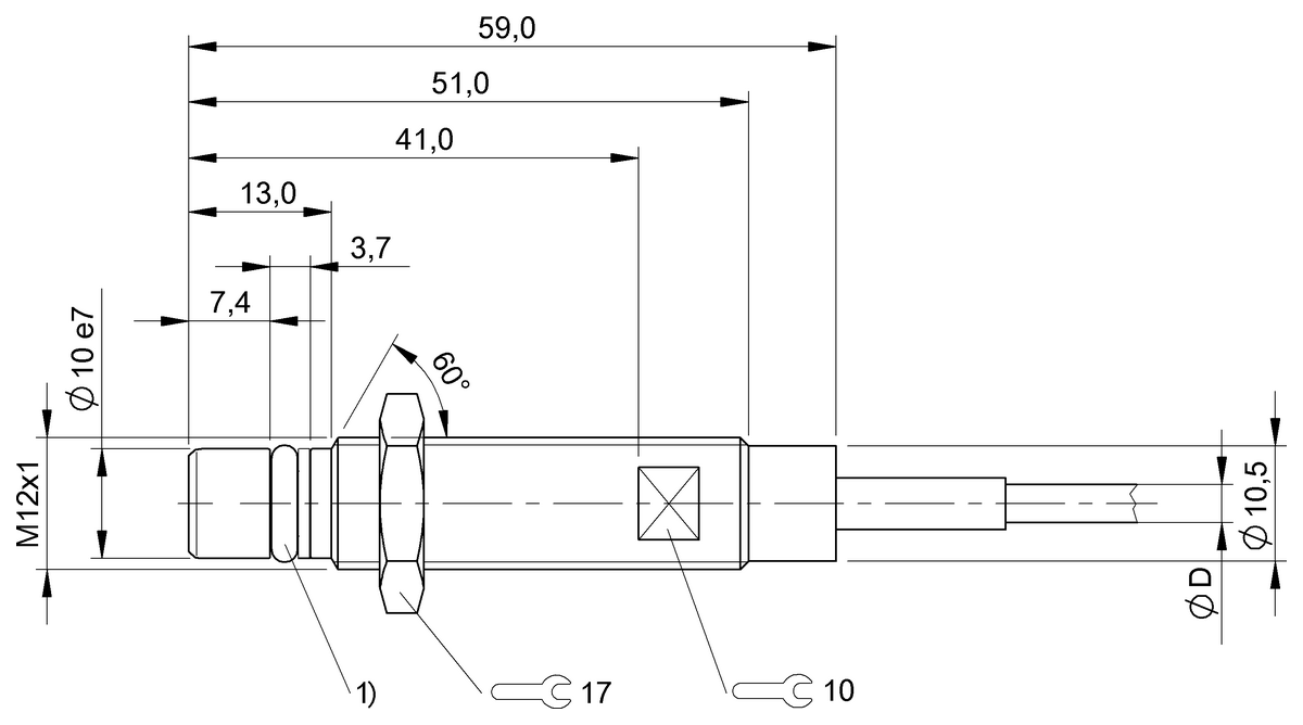 Pressure-rated inductive sensors