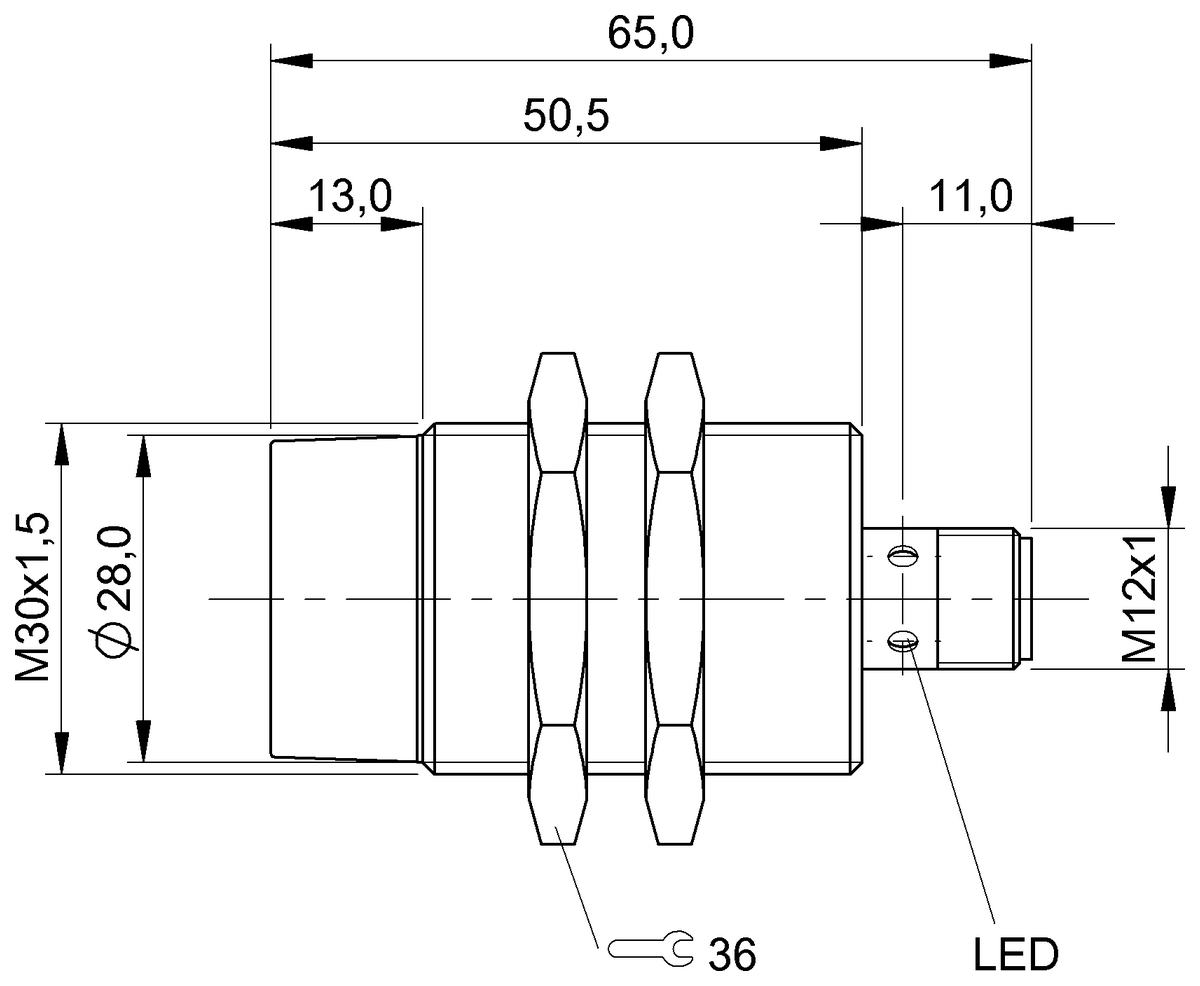 Inductive factor 1 sensors