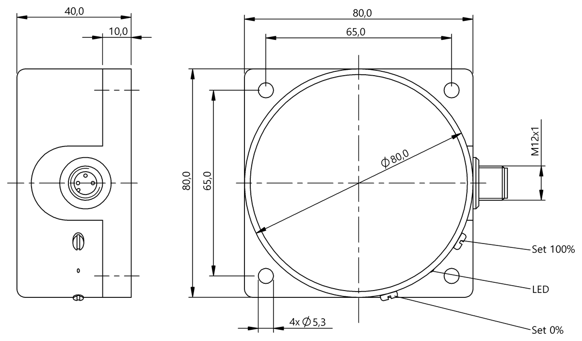 Inductive distance sensors