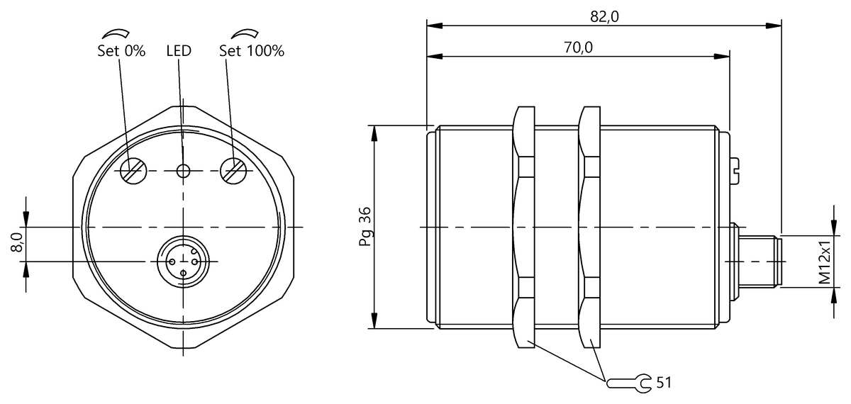 Inductive distance sensors