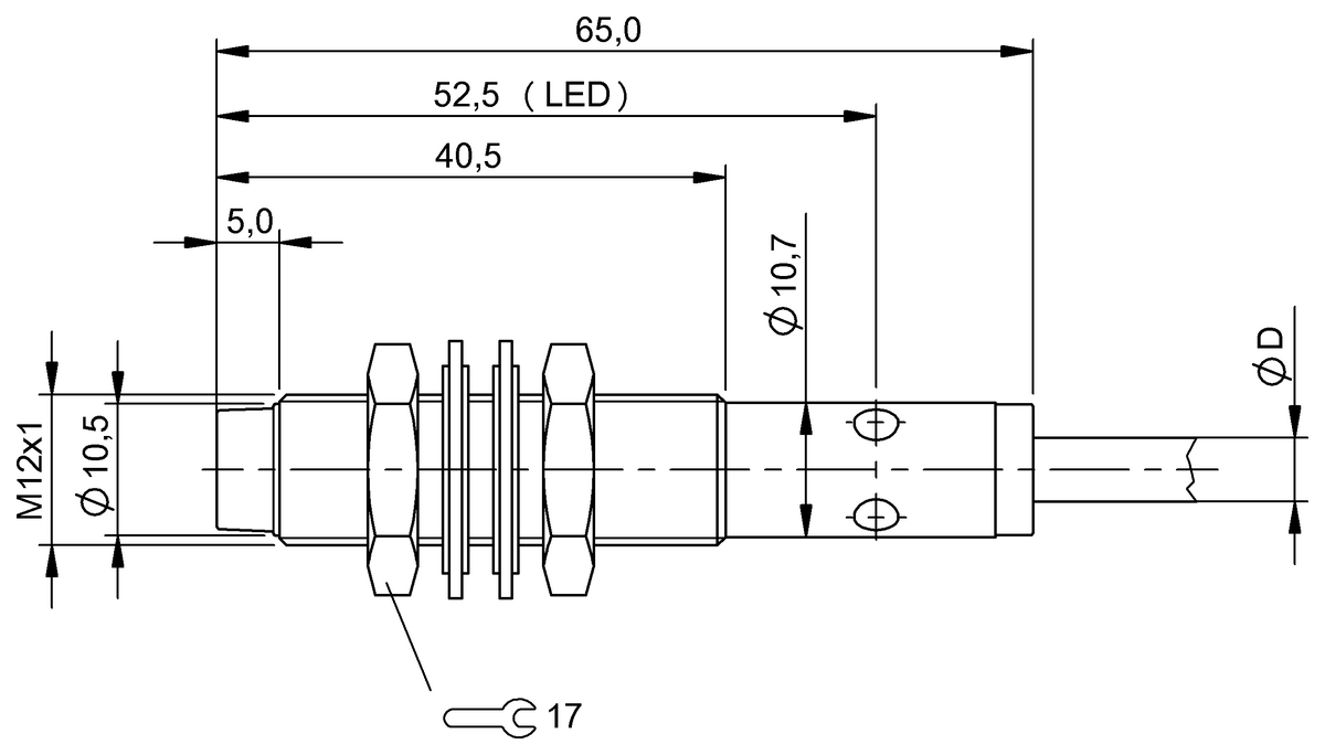 Inductive distance sensors