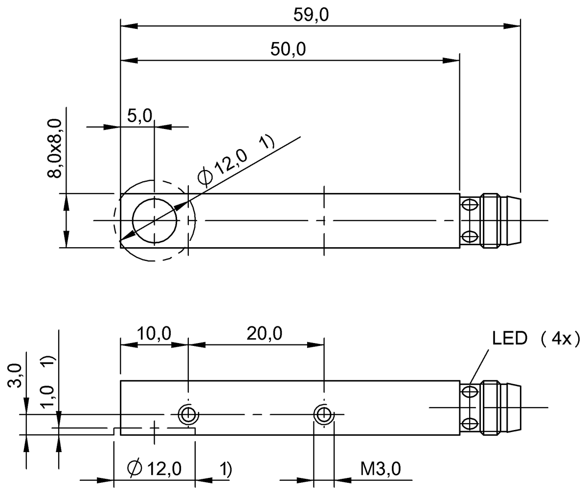Inductive proximity switches and proximity sensors