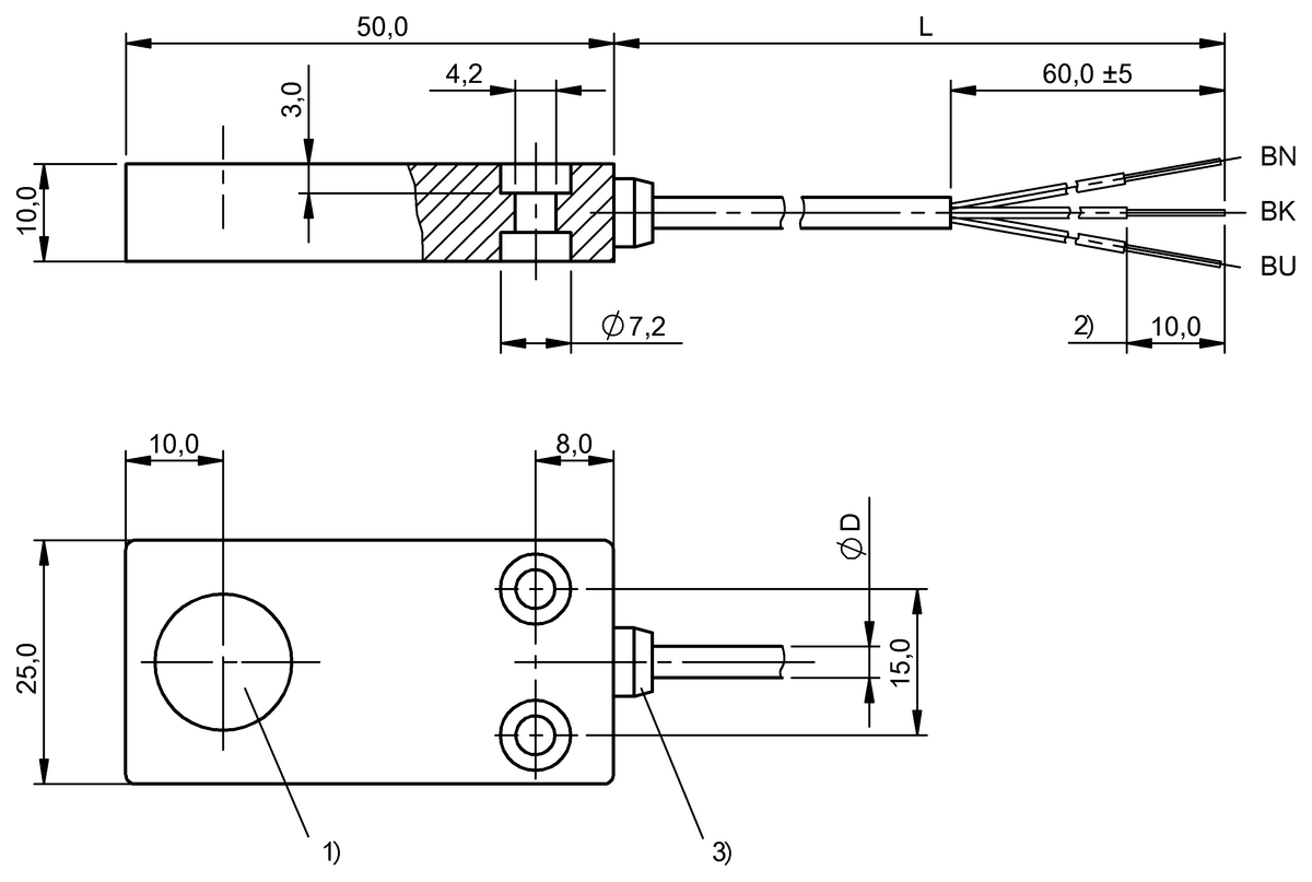 Inductive proximity switches and proximity sensors