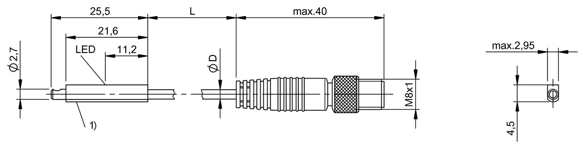 Cylinder sensors for multiple slot shapes