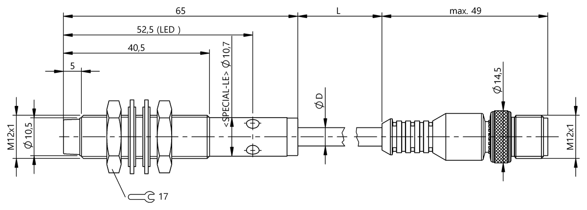 Sensores de distancia inductivos