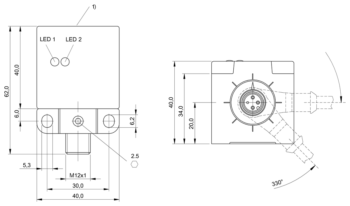 Inductive factor 1 sensors