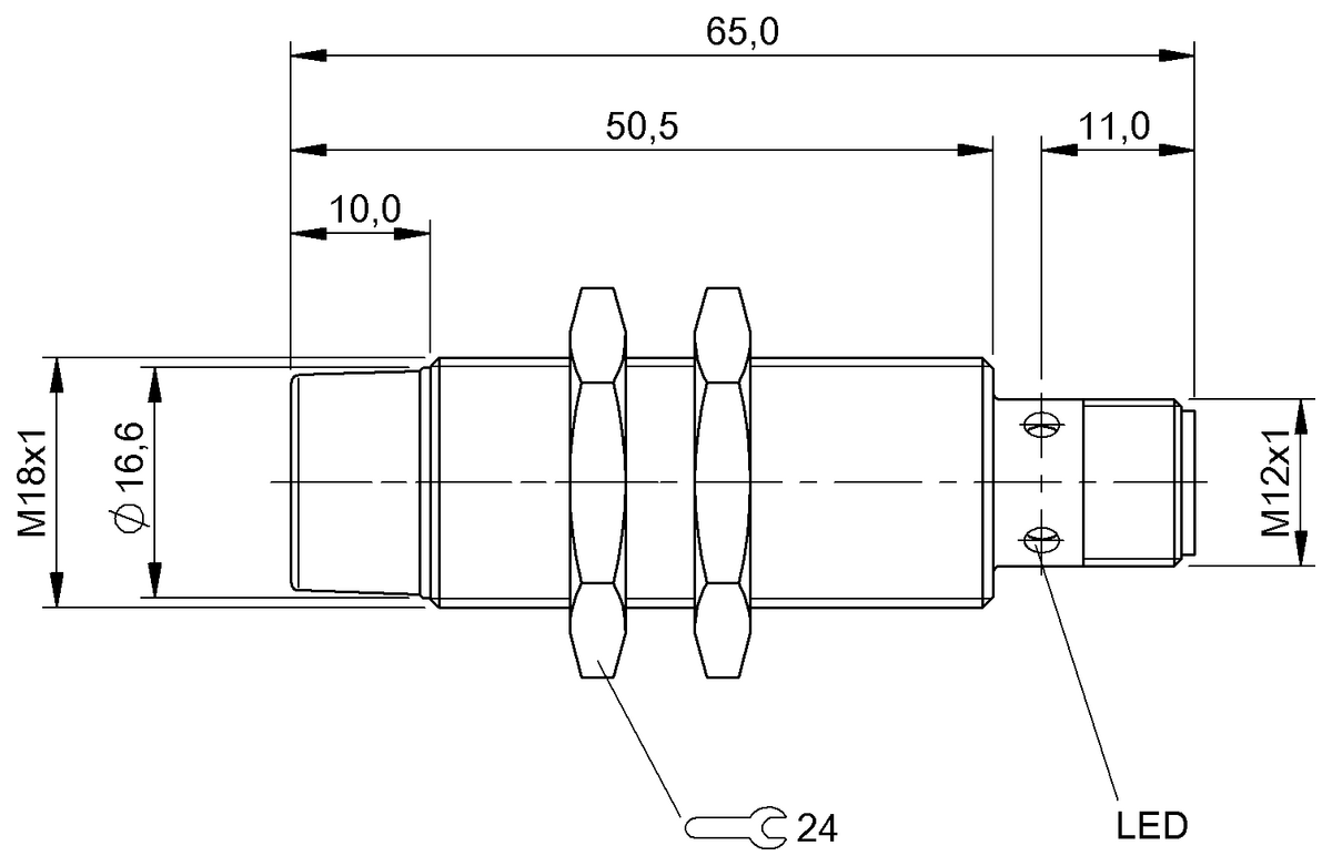 Inductive distance sensors