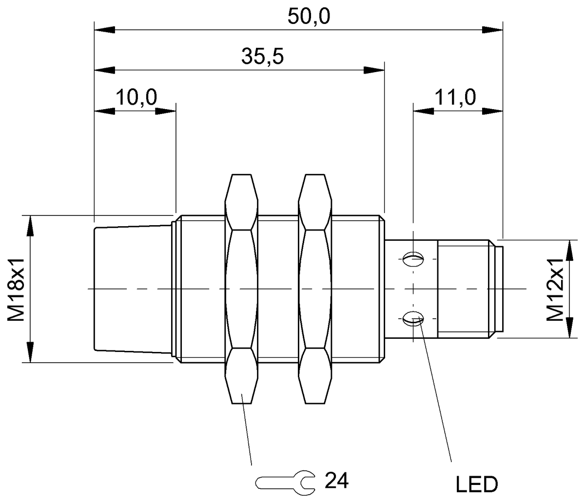 Inductive factor 1 sensors
