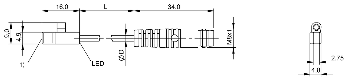 Cylinder sensors for multiple slot shapes