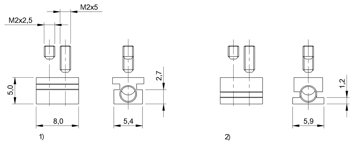 Mounting brackets for magnetic sensors