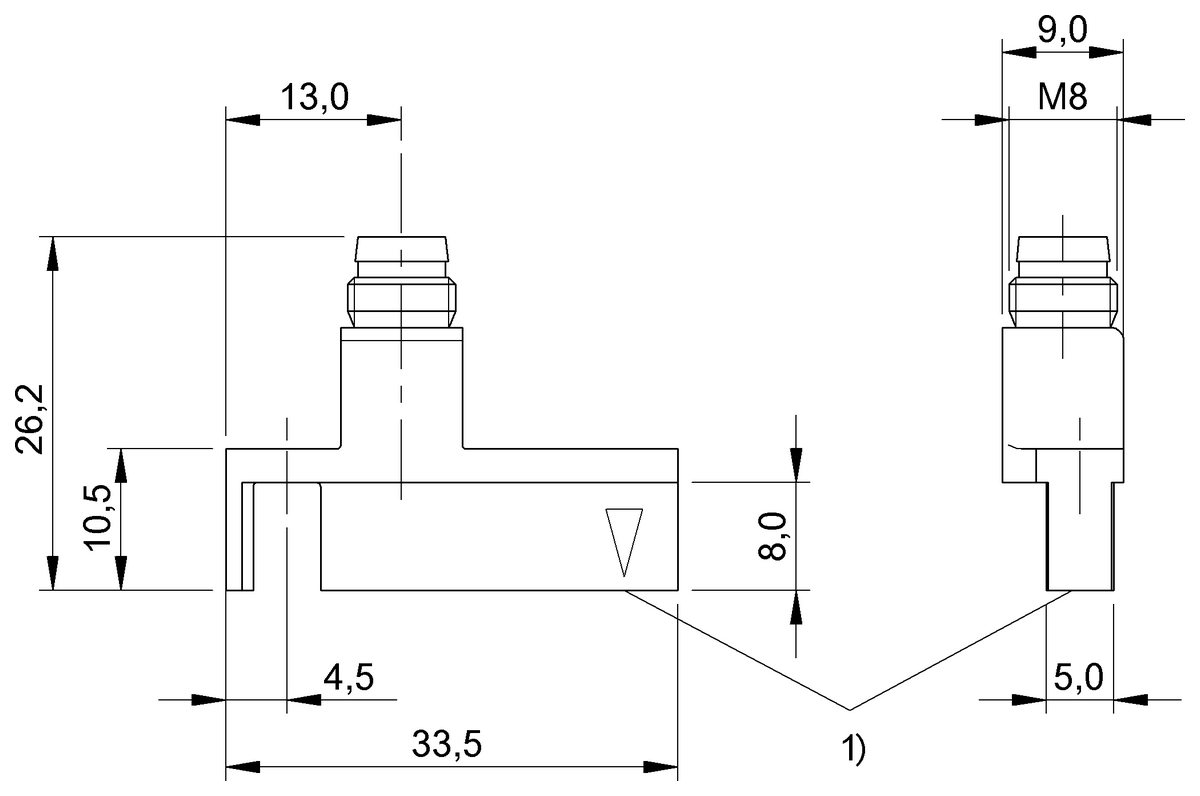Cylinder sensors for multiple slot shapes