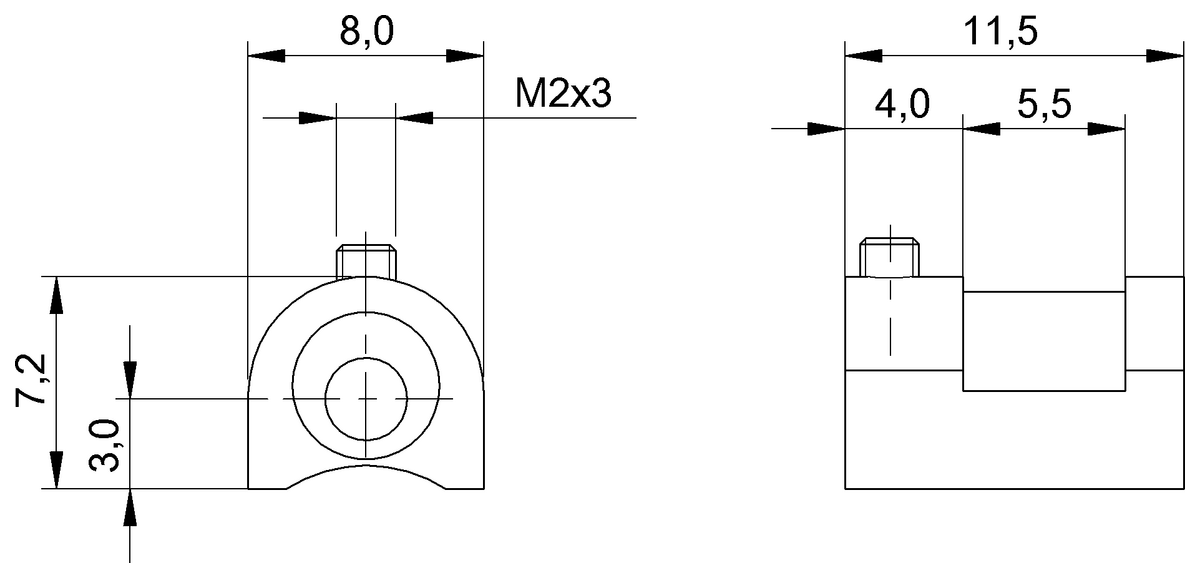 Mounting brackets for magnetic sensors