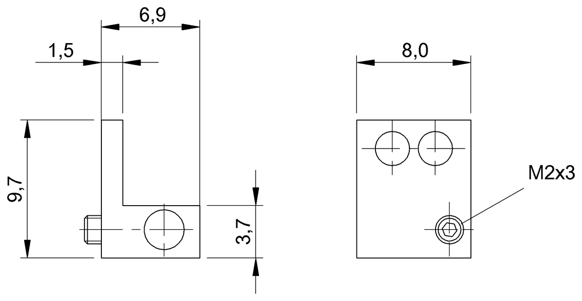 Mounting brackets for magnetic sensors