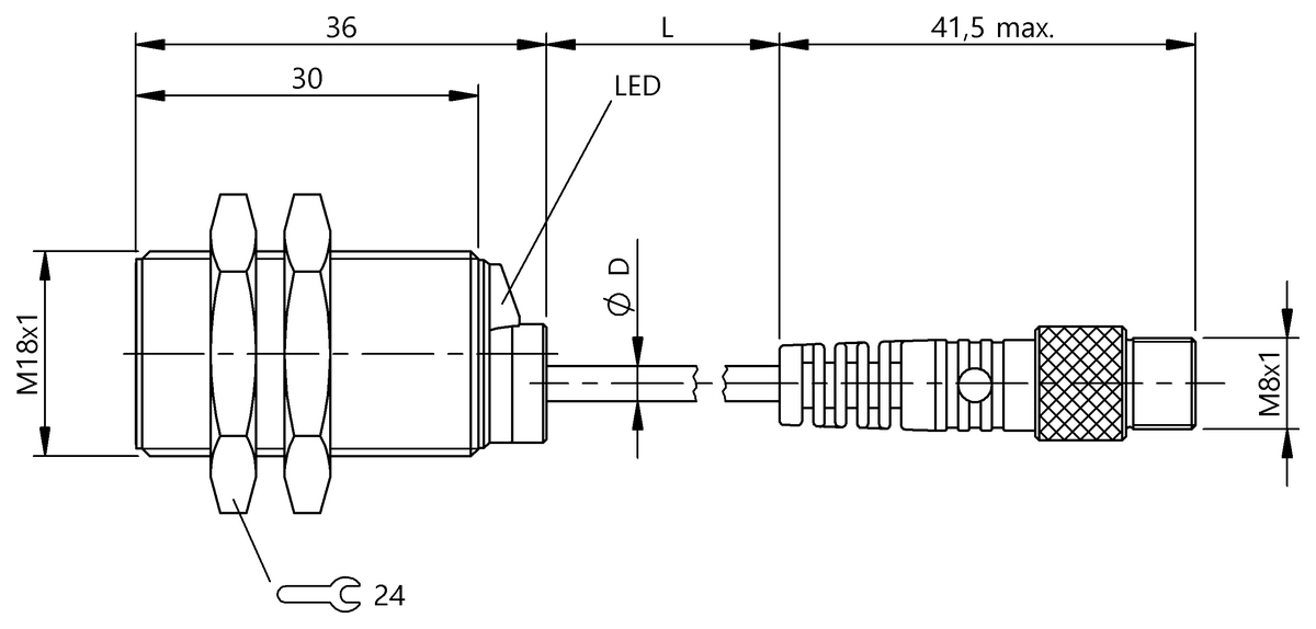 Inductive distance sensors
