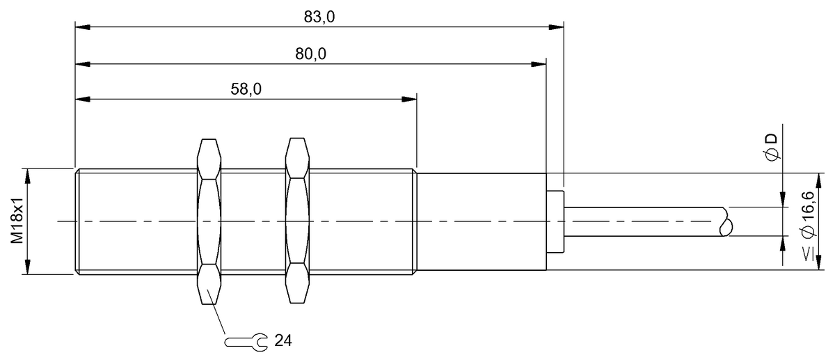 Inductive distance sensors