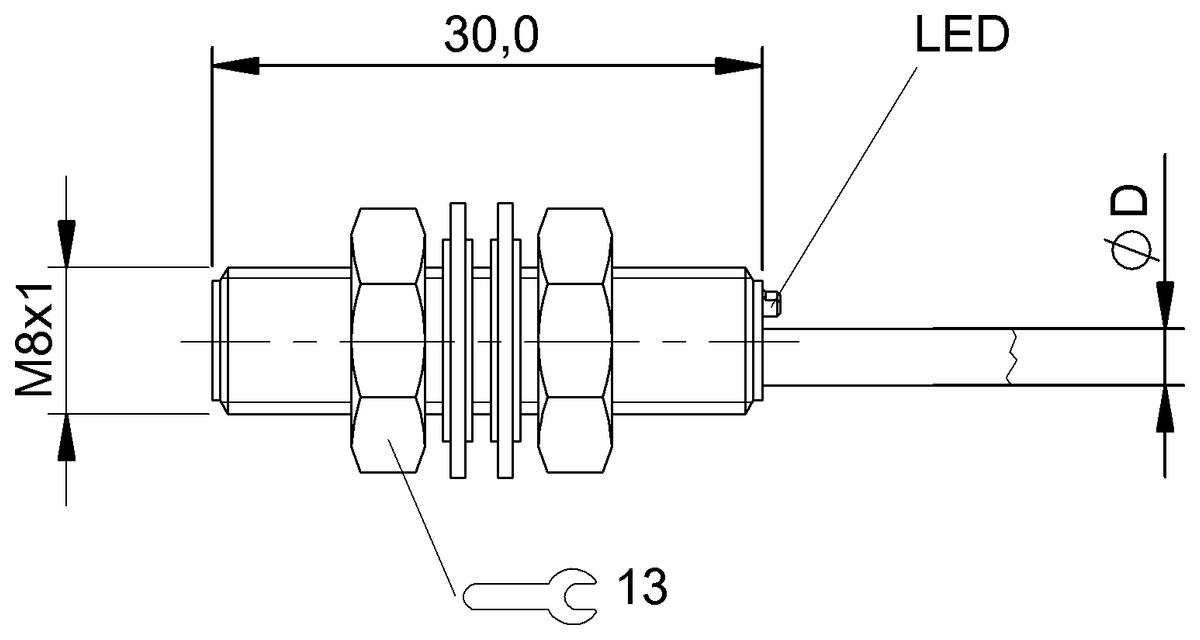 Inductive proximity switches and proximity sensors