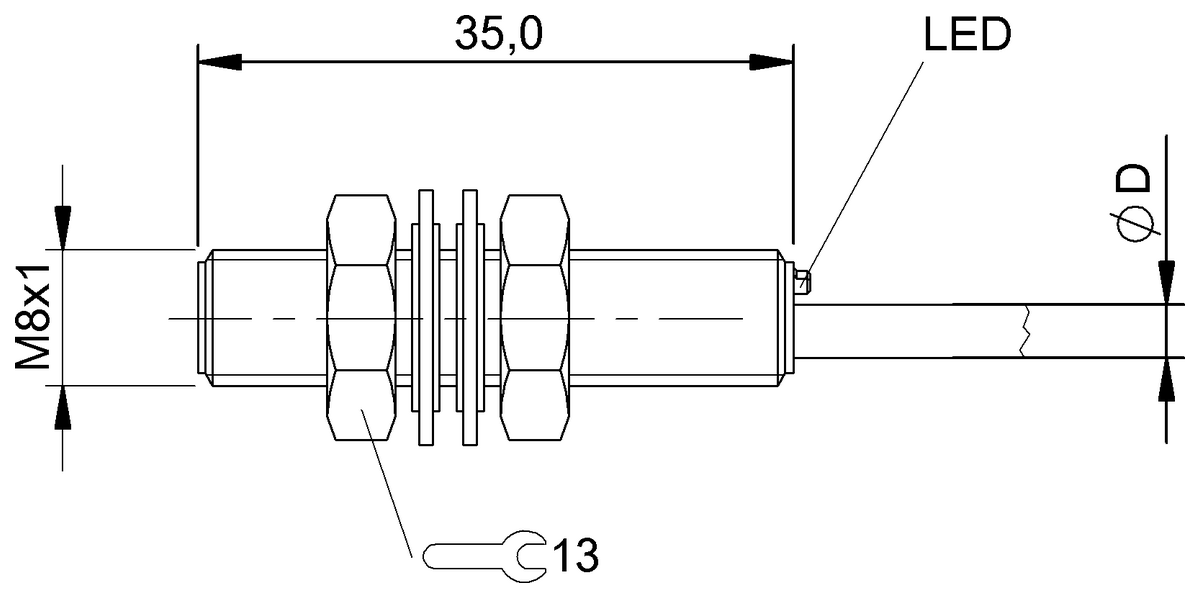 Inductive proximity switches and proximity sensors
