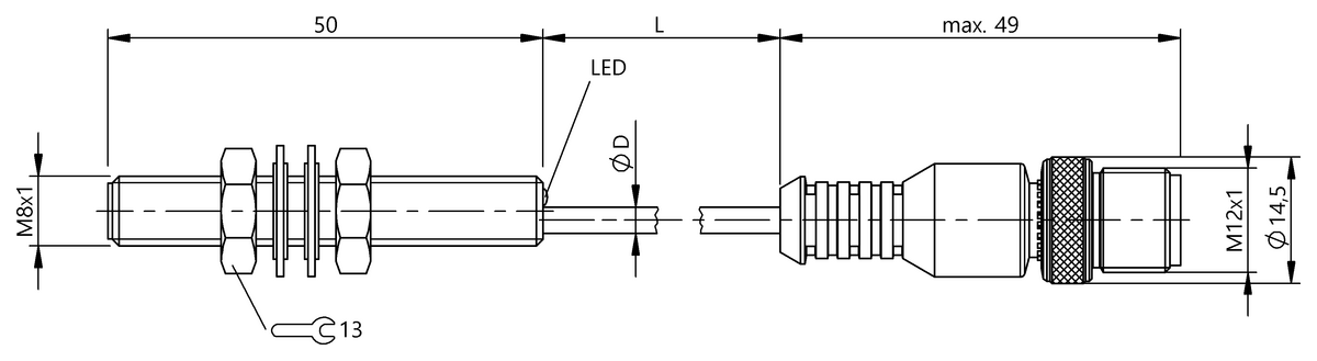 Inductive proximity switches and proximity sensors