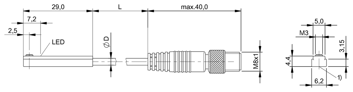 Farklı kanal şekilleri için silindir anahtarları