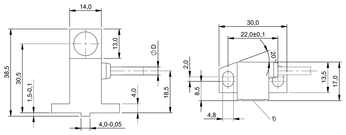 Inductive distance sensors