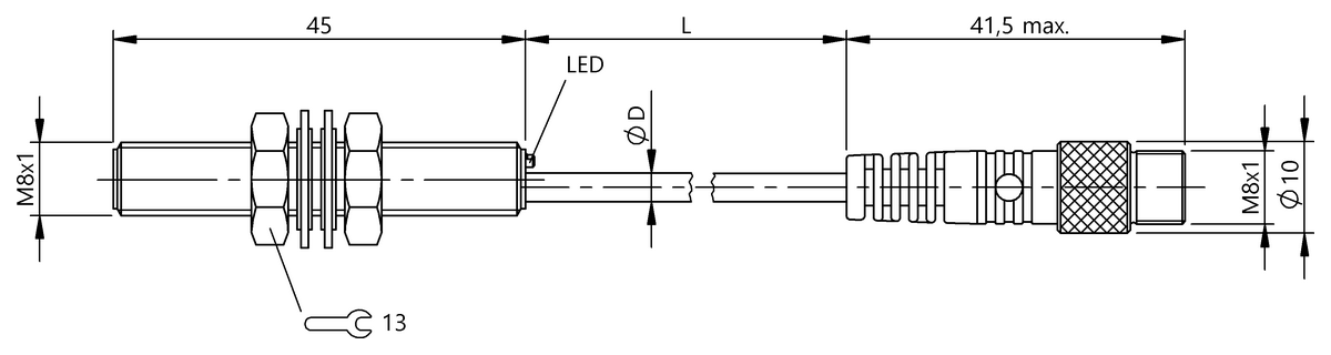 Inductive proximity switches and proximity sensors