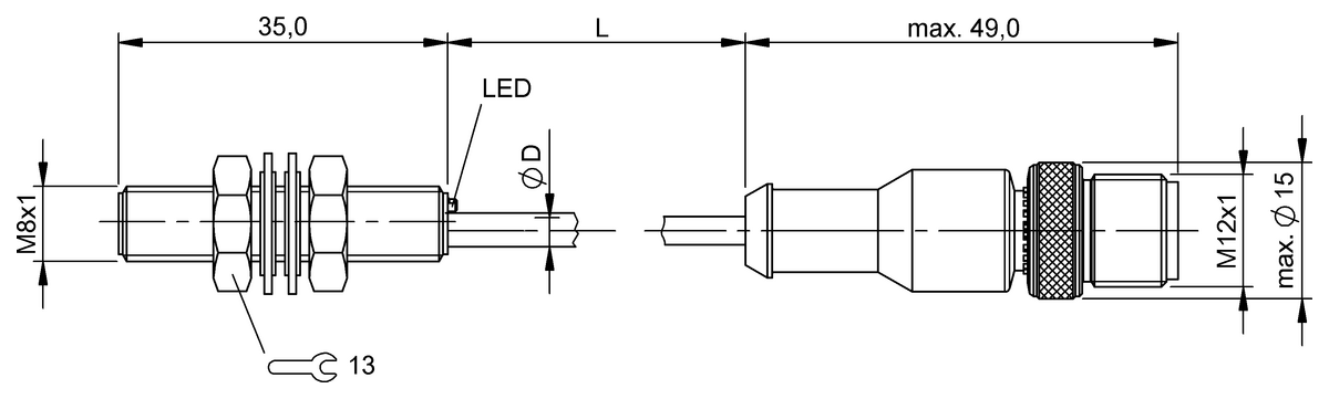 Inductive proximity switches and proximity sensors