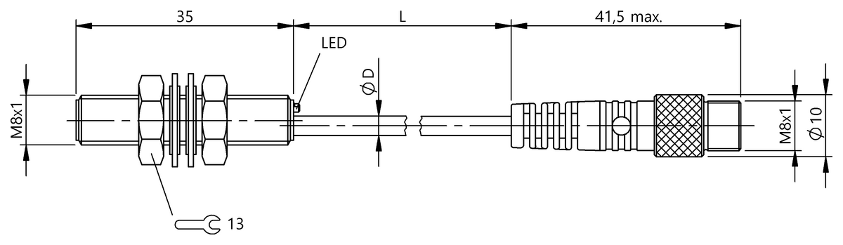 Inductive proximity switches and proximity sensors