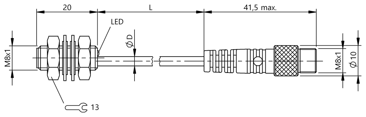 Inductive proximity switches and proximity sensors