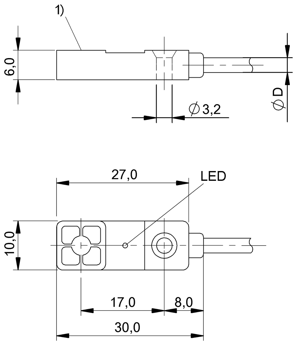 Inductive proximity switches and proximity sensors