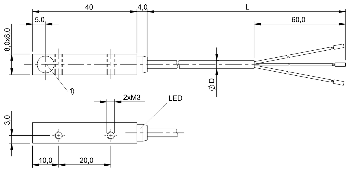 Inductive proximity switches and proximity sensors