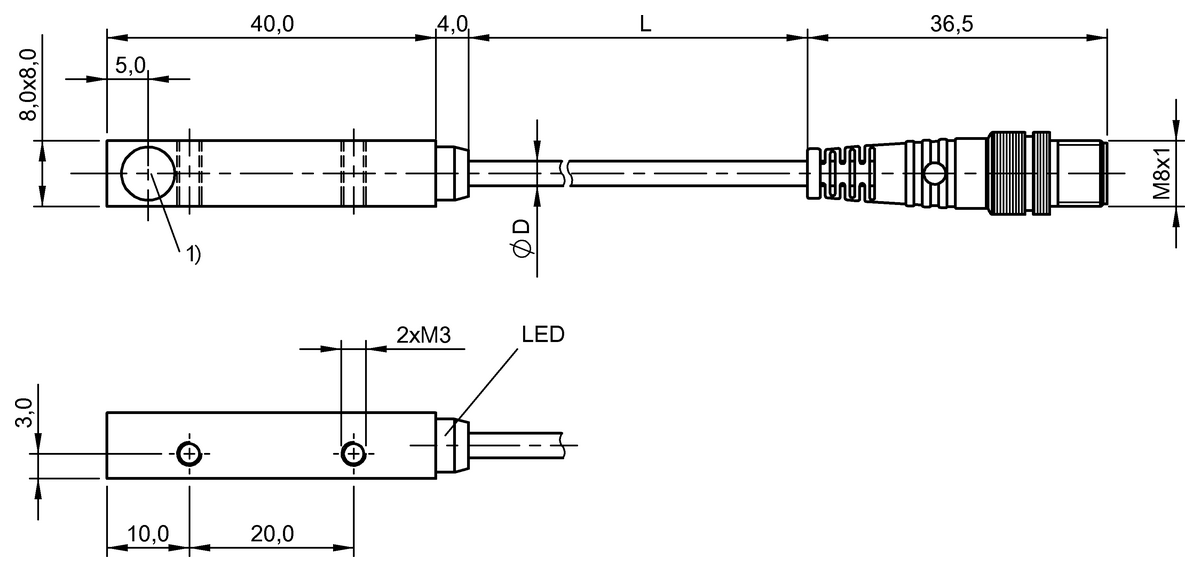 Inductive proximity switches and proximity sensors