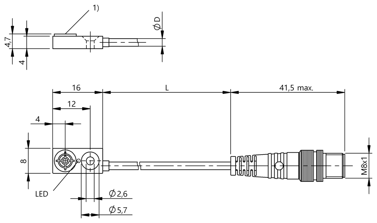 Inductive proximity switches and proximity sensors
